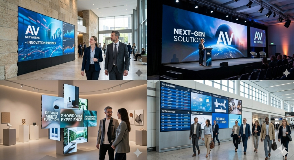 Referenzen LED Videowall AV Networks