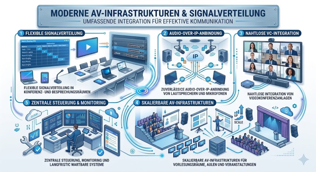 Audio Video AV Signalverteilung
